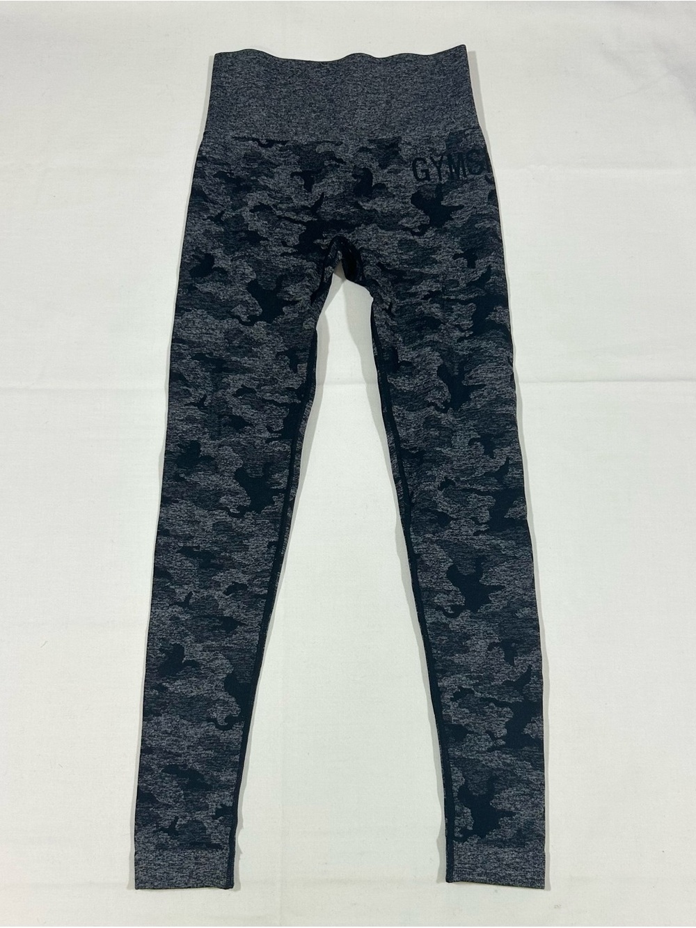 Gymshark Adapt Camo Seamless Leggings Womens Sz S Asphalt Butt Scrunch High Rise